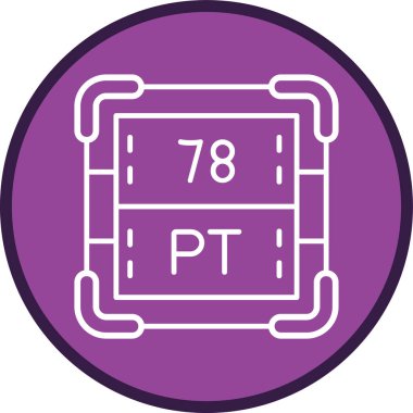 Platinum Hattı çoklu dairesi. Web Kullanımı için Vektör İllüstrasyonu