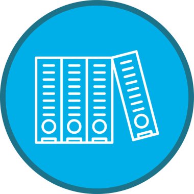 Bağlayıcı Hattı çoklu daire. Web Kullanımı için Vektör İllüstrasyonu