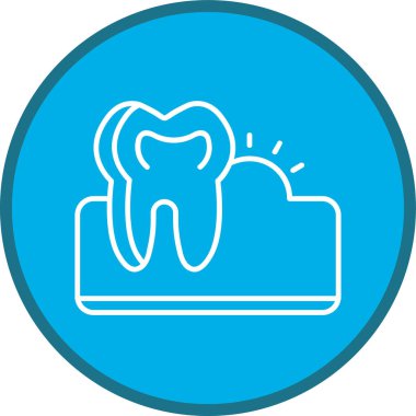 Ulcer Line multi circle. Vector Illustration For Web Use