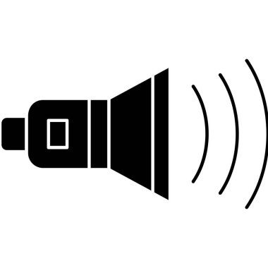 Konuşmacı. Web Kullanımı için Vektör İllüstrasyonu