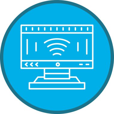 Signal Line multi circle. Vector Illustration For Web Use