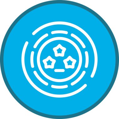 Stars Line multi circle. Vector Illustration For Web Use