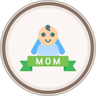 Banner Flat etiketi. Web Kullanımı için Vektör İllüstrasyonu