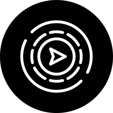 Pusula-doğu hattı ters çevrilmiş daire. Web Kullanımı için Vektör İllüstrasyonu