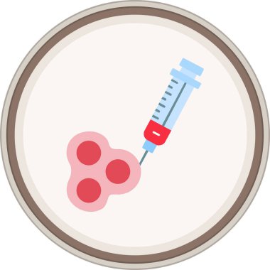 Hücre etiketi. Web Kullanımı için Vektör İllüstrasyonu