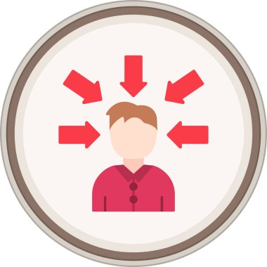 Kötü şöhretli yassı etiket. Web Kullanımı için Vektör İllüstrasyonu