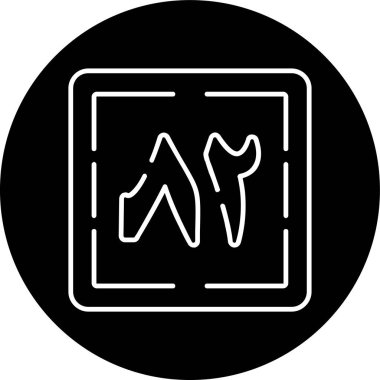 Ithnan ve Thamaniyaun Hattı ters çevrildi. Web Kullanımı için Vektör İllüstrasyonu