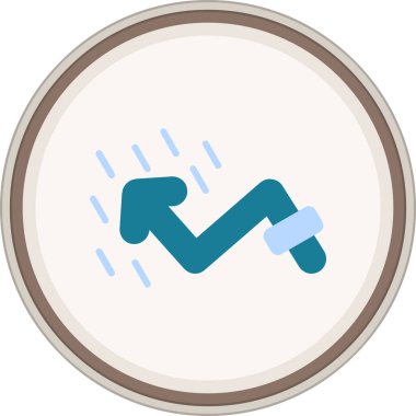 Swap Flat sticker. Vector Illustration For Web Use