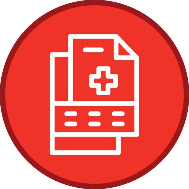 Belge Satırı çoklu çember ekle. Web Kullanımı için Vektör İllüstrasyonu