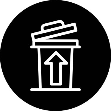 Hattı geri yükleme çemberi. Web Kullanımı için Vektör İllüstrasyonu