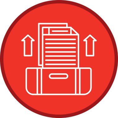 Archive Line multi circle. Vector Illustration For Web Use