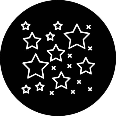 Stars Line ters döngü. Web Kullanımı için Vektör İllüstrasyonu