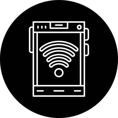 Eşi Hattı ters çevrilmiş daire. Web Kullanımı için Vektör İllüstrasyonu