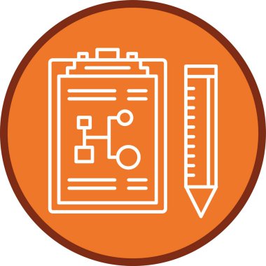 Planlayıcı Hattı çoklu daire. Web Kullanımı için Vektör İllüstrasyonu