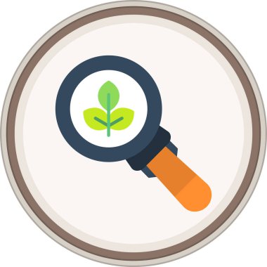 Organik yassı çıkartma. Web Kullanımı için Vektör İllüstrasyonu