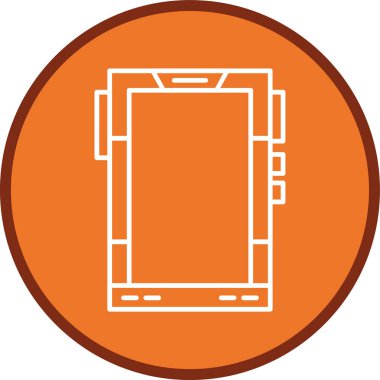 Mobil Hat çok daireli. Web Kullanımı için Vektör İllüstrasyonu