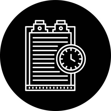 Pano Satırı ters çevrilmiş daire. Web Kullanımı için Vektör İllüstrasyonu