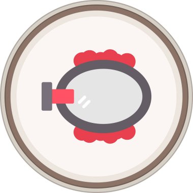 Frame Flat sticker. Vector Illustration For Web Use