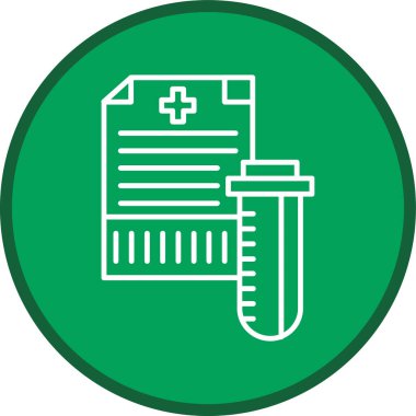 Kan Test Hattı çoklu daire. Web Kullanımı için Vektör İllüstrasyonu