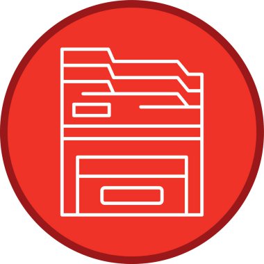 Archive Line multi circle. Vector Illustration For Web Use