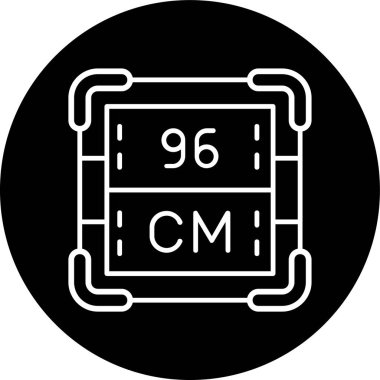 Curium Line ters çevrilmiş çember. Web Kullanımı için Vektör İllüstrasyonu