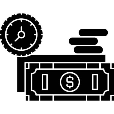Vakit nakittir. Web Kullanımı için Vektör İllüstrasyonu