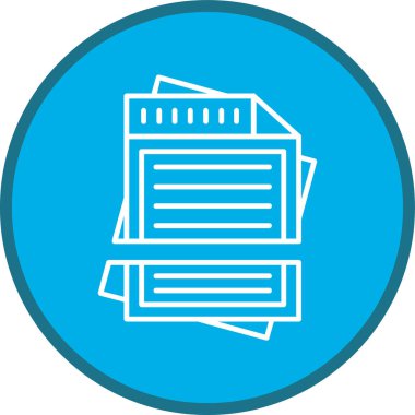 Belge Hattı çoklu daire. Web Kullanımı için Vektör İllüstrasyonu