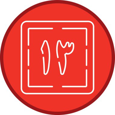 Thalatha Ashar Line multi circle. Vector Illustration For Web Use