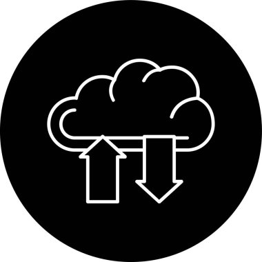 Transfer Hattı ters çevrildi. Web Kullanımı için Vektör İllüstrasyonu