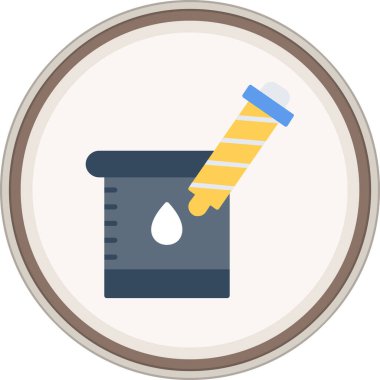 Örnek düz etiket. Web Kullanımı için Vektör İllüstrasyonu