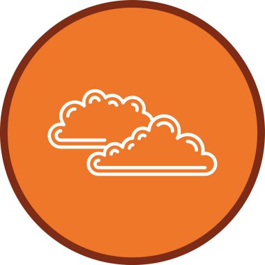 Bulut Hattı çoklu daire. Web Kullanımı için Vektör İllüstrasyonu