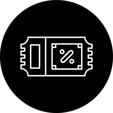 İndirim Hattı ters döngü. Web Kullanımı için Vektör İllüstrasyonu