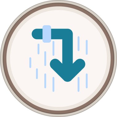 Sembol yassı çıkartması. Web Kullanımı için Vektör İllüstrasyonu