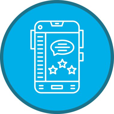 Rating Line multi circle. Vector Illustration For Web Use