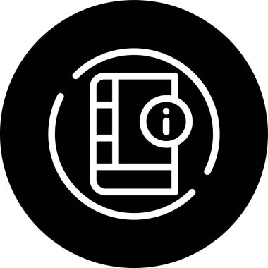 Rehberin ters çevrilmiş halkası. Web Kullanımı için Vektör İllüstrasyonu