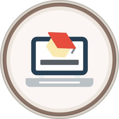 Düz çıkartma giy. Web Kullanımı için Vektör İllüstrasyonu