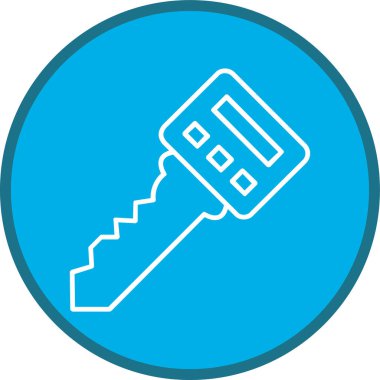 Key Line multi circle. Vector Illustration For Web Use