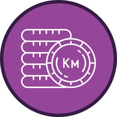 Bosna-Hersek Hattı çok daireli. Web Kullanımı için Vektör İllüstrasyonu