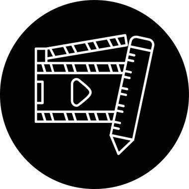 Makara halkası ters çevrilmiş. Web Kullanımı için Vektör İllüstrasyonu