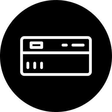 Kredi kartı hattı ters çevrilmiş. Web Kullanımı için Vektör İllüstrasyonu