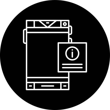 Detay çizgisi ters çevrilmiş. Web Kullanımı için Vektör İllüstrasyonu