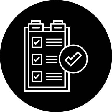 Tamamlanmış Görev Çizgisi ters çevrildi. Web Kullanımı için Vektör İllüstrasyonu