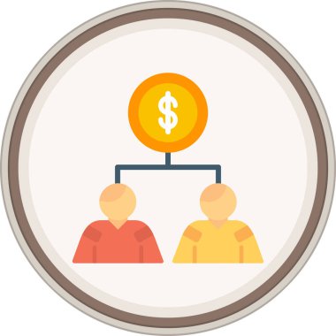 Hissedar Flat etiketi. Web Kullanımı için Vektör İllüstrasyonu