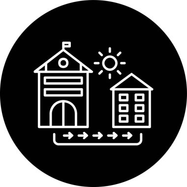 Güvenli Dönüş Hattı ters çevrildi. Web Kullanımı için Vektör İllüstrasyonu