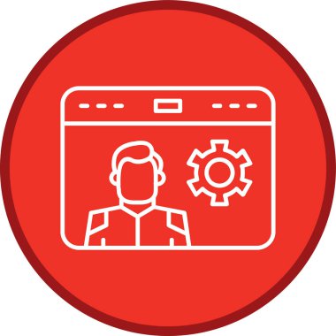 SEO Uzman Hattı çoklu daire. Web Kullanımı için Vektör İllüstrasyonu