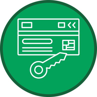 Kredi kartı hattı çok daireli. Web Kullanımı için Vektör İllüstrasyonu