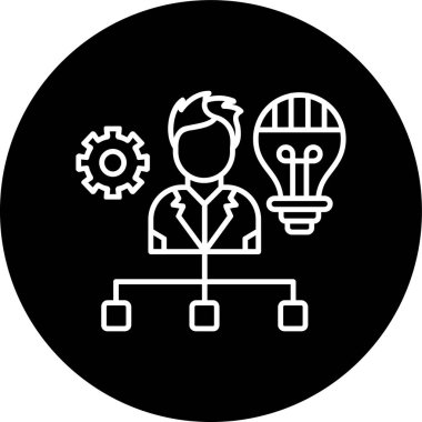 Hiyerarşi Çizgisi ters çevrilmiş. Web Kullanımı için Vektör İllüstrasyonu