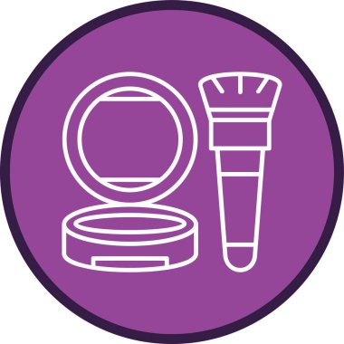 Pudra Hattı çoklu daire. Web Kullanımı için Vektör İllüstrasyonu