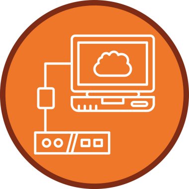 Ağ Hattı çoklu dairesi. Web Kullanımı için Vektör İllüstrasyonu