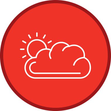 Bulut Hattı çoklu daire. Web Kullanımı için Vektör İllüstrasyonu